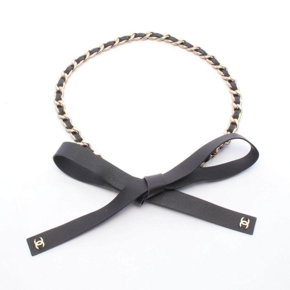 Chanel Coco Mark Leather Belt